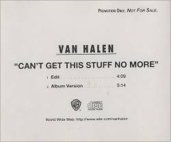 Van Halen : Can't Get This Stuff No More